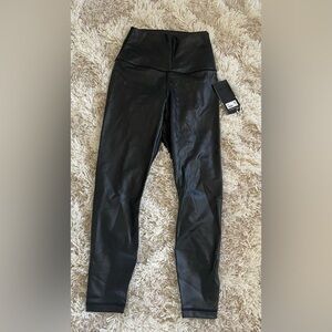 90 Degree by Reflex Pants Womens Small Black Leggings Polyester Blend